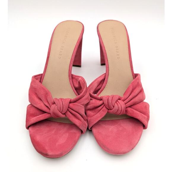 Veronica Beard Ganita Slide Sandal Women's Knot Front Pink Size US10M EU41 - Picture 2 of 13